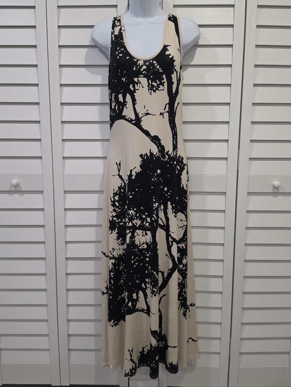 Joseph Ribkoff Racerback Stretch Maxi Dress  Sz. 6 - Vintage LIKE NEW!